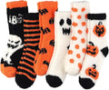 Fall/Halloween Fuzzy Socks