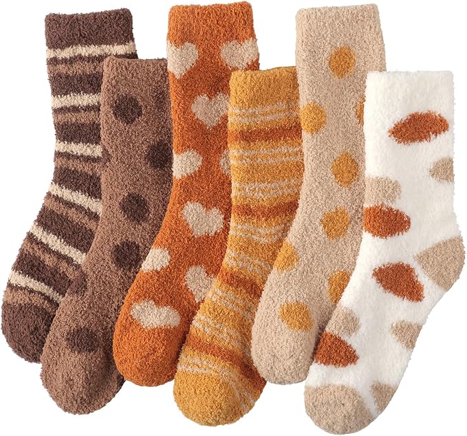 Fall/Halloween Fuzzy Socks