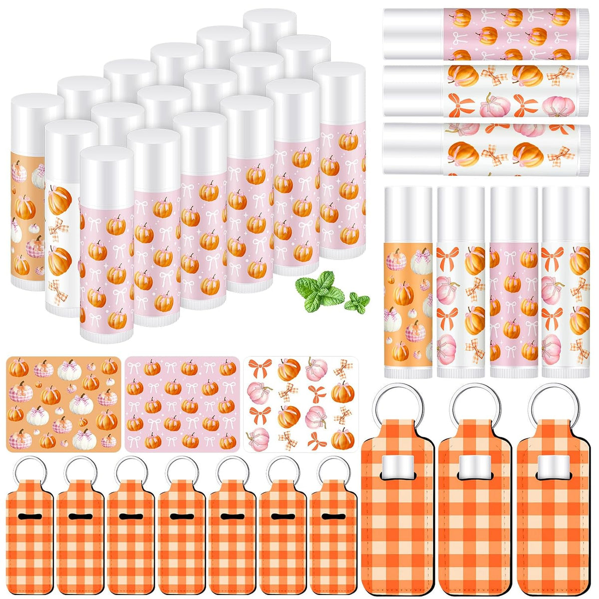 Pumpkin Lip Balm and Holder